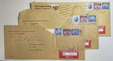 Erie Lackawanna RR Test Book 1952 Certified Mail Computer Hornell NY Lot Engine picture