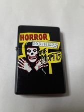 Horror Business The Misfits Black Zippo Lighter (Rare, 2007, Cyclopian Music) picture