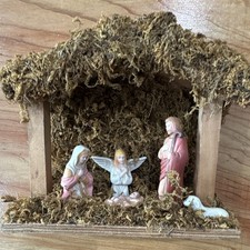Hand Crafted Nativity 6 Pc Set picture