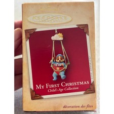 Collectible 2024 Hallmark Baby First Christmas Ornament Baby Boy picture