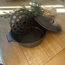Vintage Griswold No. 8 Dutch Oven w/ Lid & Trivet. picture