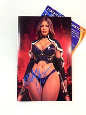M House Peyton SIGNED  Melinda Blue Woman of War Jedi StarWars Homage Risque NM picture