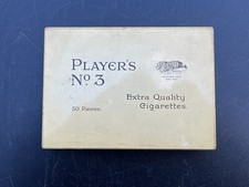 Vintage Players No. 3 50 Piece Virginia Cigarette Vanilla Tin Nottingham Castle picture