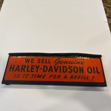 Front Of Vintage Harley Davidson Oil Countertop Parts Manual picture