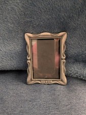 Vintage Miniature Pewter Picture Frame picture