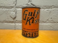 Vintage Gulf Kist Brand Oysters Can 5oz Mobile Alabama - empty- picture
