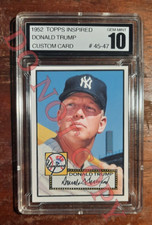 Donald J Trump - 1950's Baseball -Inspired Custom Card of a Young Donald Trump picture