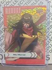 2022-23 Marvel Upper Deck Annual GOLD Ms. Marvel 43/88 picture