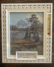 Vintage B&P Furniture Thermometer Picture Ad 5.5 x 6.5 Iowa Falls picture