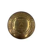 Mt Whitney Benchmark Replica Paperweight US Coast Geodetic Survey Marker Brass picture
