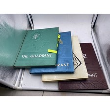 Perkins High School Yearbook Lot 1962-1965 The Quadrant Vintage Mid Century 4pc picture