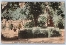 Andhra Pradesh South India Postcard Baptistry at Ongole 1914 Posted Antique picture