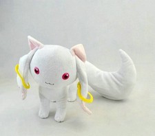 9'' Puella Magi Madoka Magica Magic Kyubey Qbay Cat Soft Stuffed Plush Doll Toy  picture