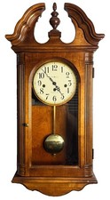 Vintage Howard Miller 1/4 Hour Westminster Chime Wall Clock 8-Day Fully Serviced picture
