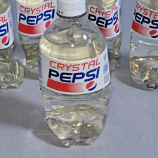 2017 Crystal Pepsi Full 20oz Bottle New Never Opened Expired picture