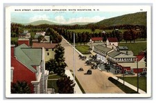 Main Street View Looking North Bethlehem New Hampshire NH WB Postcard H20 picture