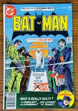 BATMAN #291 DC 1977 Joker Riddler Catwoman Poison Ivy Scarecrow Cover Villains picture