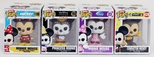 Disney Bitty Pop Funko Princess Minnie & Minnie Mouse 1110, 23, 1188, Mickey 428 picture