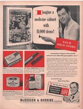 1951 Mckesson & Robbins Medicine Drug Store Vintage Original Magazine Print Ad picture