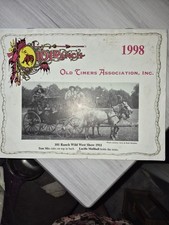 Vntg 1998 101 Ranch Old Timers Association Calendar 1911 Wild West Show Tom Mix picture