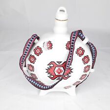 Vintage Zajecar White & Red Yugoslavian Porcelain 8
