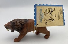 Bullyland Prehistoric SMILODON Jurassic Figure w/Tag Retired picture
