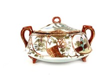 Kutani Antique Sugar Pot 8