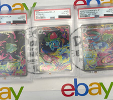 Pokemon TCG M1L 3 Card Bulbasaur/Ivysaur/Mega Venusaur 064/065/087 PSA 10 [VB] picture