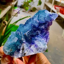 287G Natural Purple Morandi Fluorite Mineral Sample/Fujian picture