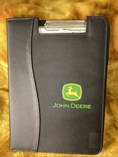 Vtg John Deere Portfolio Clipboard Binder~12x9 picture