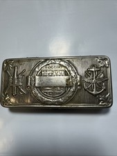 Vintage Gillette Canadian Service Set Safety Razor Metal Case READ picture