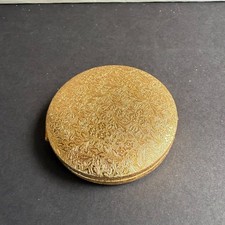 Vintage Merle Norman Cosmetics Translucent Powder & Mirror Gold Tone Compact picture