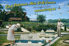 East Potomac Mini Golf Course Hains Point WASHINGTON DC MODERN Postcard D842 picture