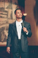 Comedian Kivi Rogers performs on April 9 1996 Historical TV Old Photo picture