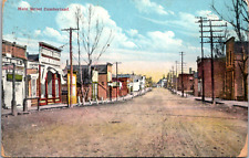Cumberland Old Main Street View Dirt Road Shops Vintage c 1909 Postcard picture