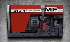 Wow Curved  Massey Ferguson 210-4 Farm Tractor  3D Sign Advertising Farming picture