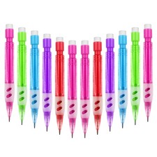 ® 12 Pcs Mini Mechanical Pencils 0.7 mm Automatic Pencils with Erasers Small ... picture