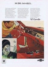 1967 Original Advertisement - CHEVELLE SS 396 