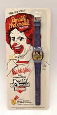 Vintage 1986 Ronald McDonald House Digital Blue Watch Coca Cola Sealed picture