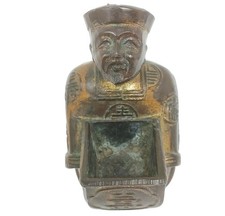 ViTG MCM Brass Look Incense Burner Oriental Man 2.7/8