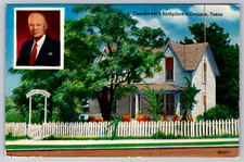 Eisenhower Birthplace Denison Texas President Vintage Postcard picture