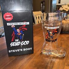 FULL SEND NELK BOYS Steve Will Do It As….The Send God Boot Glass picture