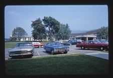 Photo:Ellenville New York Fallsview 1960s Classic Cars Motel Parking Lot picture