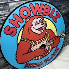 🌟Used Vintage Showbiz Pizza Sign Restaurant Americana Sign picture