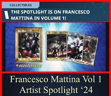 FRANCESCO MATTINA V1 ARTIST SPOTLIGHT-ALL 4 EPICS NO AWARD-TOPPS MARVEL COLLECT picture