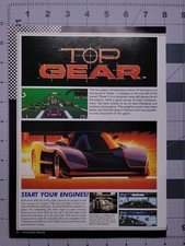 Top Gear Start Your Engines Original Print Ad / Poster Game Promo Art picture