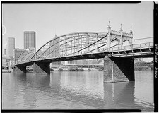 28. May 1974. GENERAL VIEW FROM SHORE, WEST OF ENTIRE BRIDGE. 1 through PA-2-28 picture