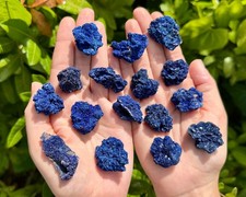 Vibrant Azurite Crystal Clusters, 0.75-1