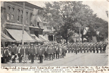 1906 Rye New York Merritt Clambake Parade Westchester Port Chester Postcard picture