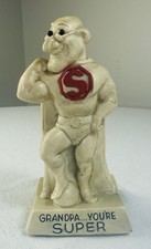 VTG Collectible Original 1971 W & R Grandpa You're Super Superhero Novelty picture
